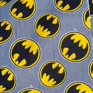 Cotton (light weight flannel) face mask, Batman